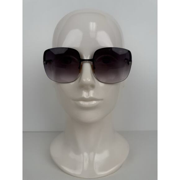 Dior Frameless Square Gradient Sunglasses – Black to Purple - Picture 1 of 12